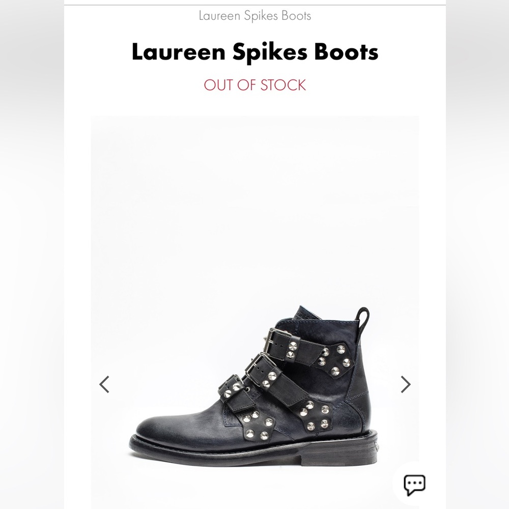 ZADIG & VOLTAIRE LAUREEN SPIKES BOOTS